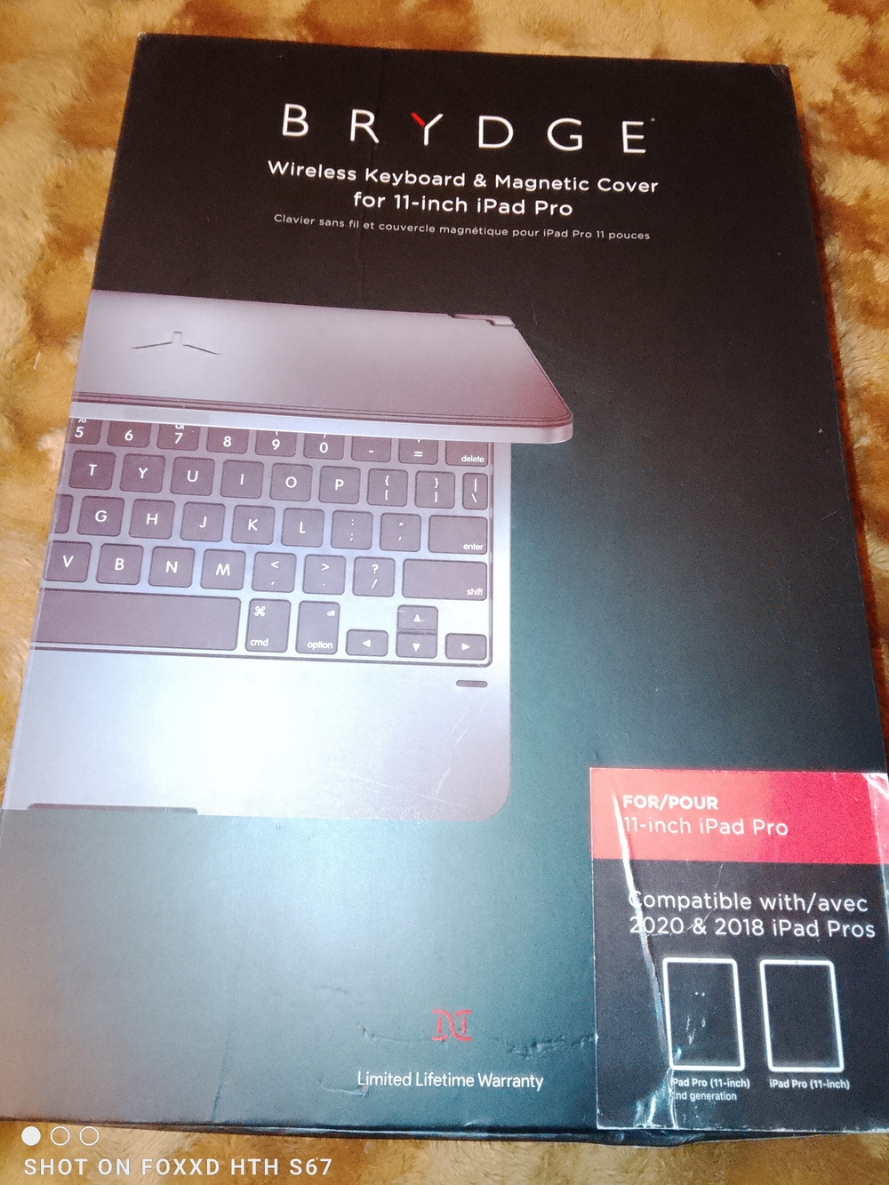 BRYDGE Wireless Keyboard & Magnetic Cover for 11-inch iPad Pro - Space Gray